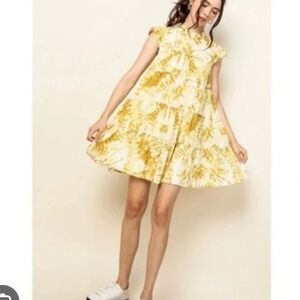 THML Golden Tie-Dye Top